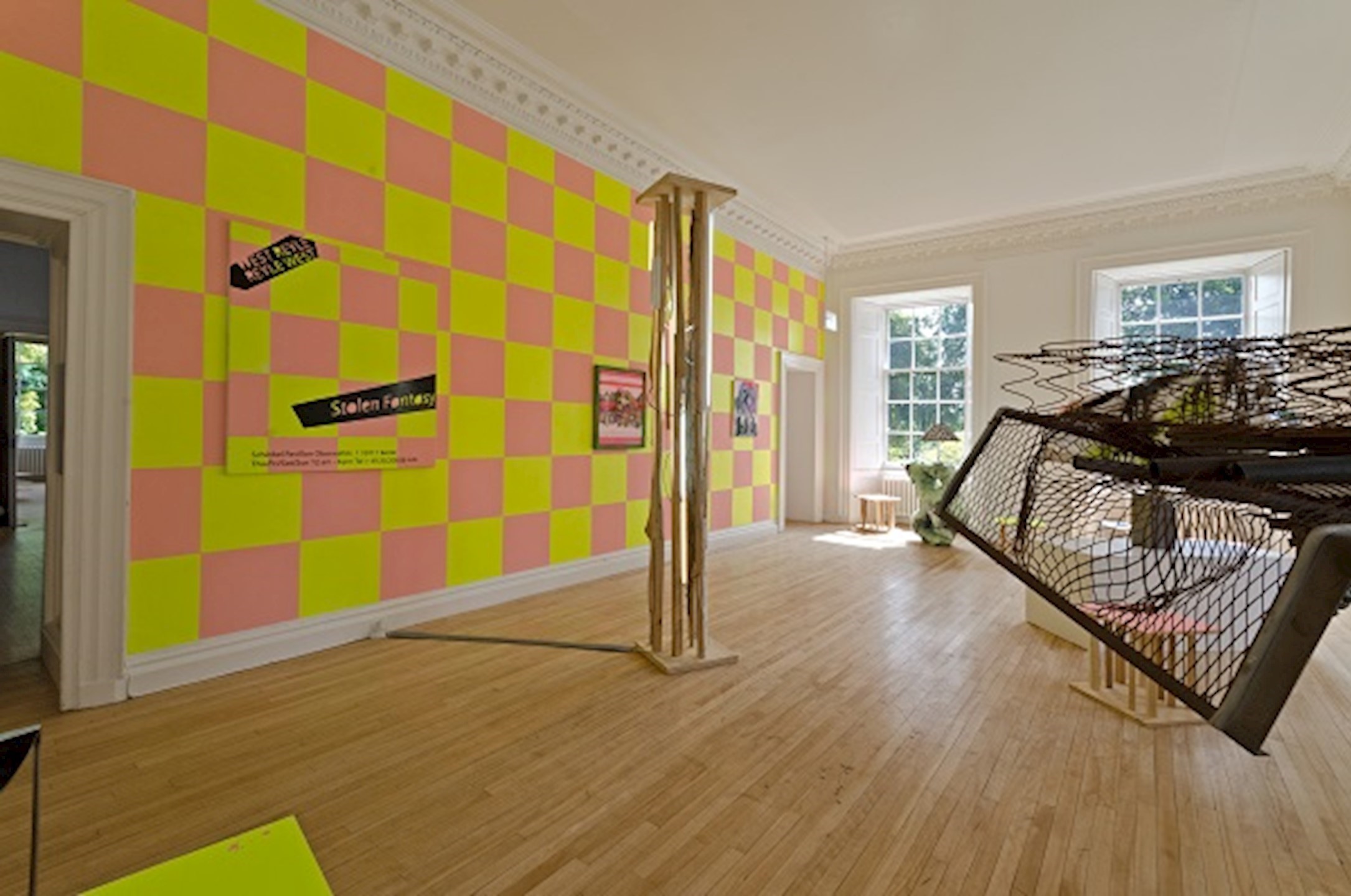 Installation view, Franz West: Mostly West, Inverleith House, Royal Botanic Gardens, Edinburgh, 2013. Images by Michael Wolchover.